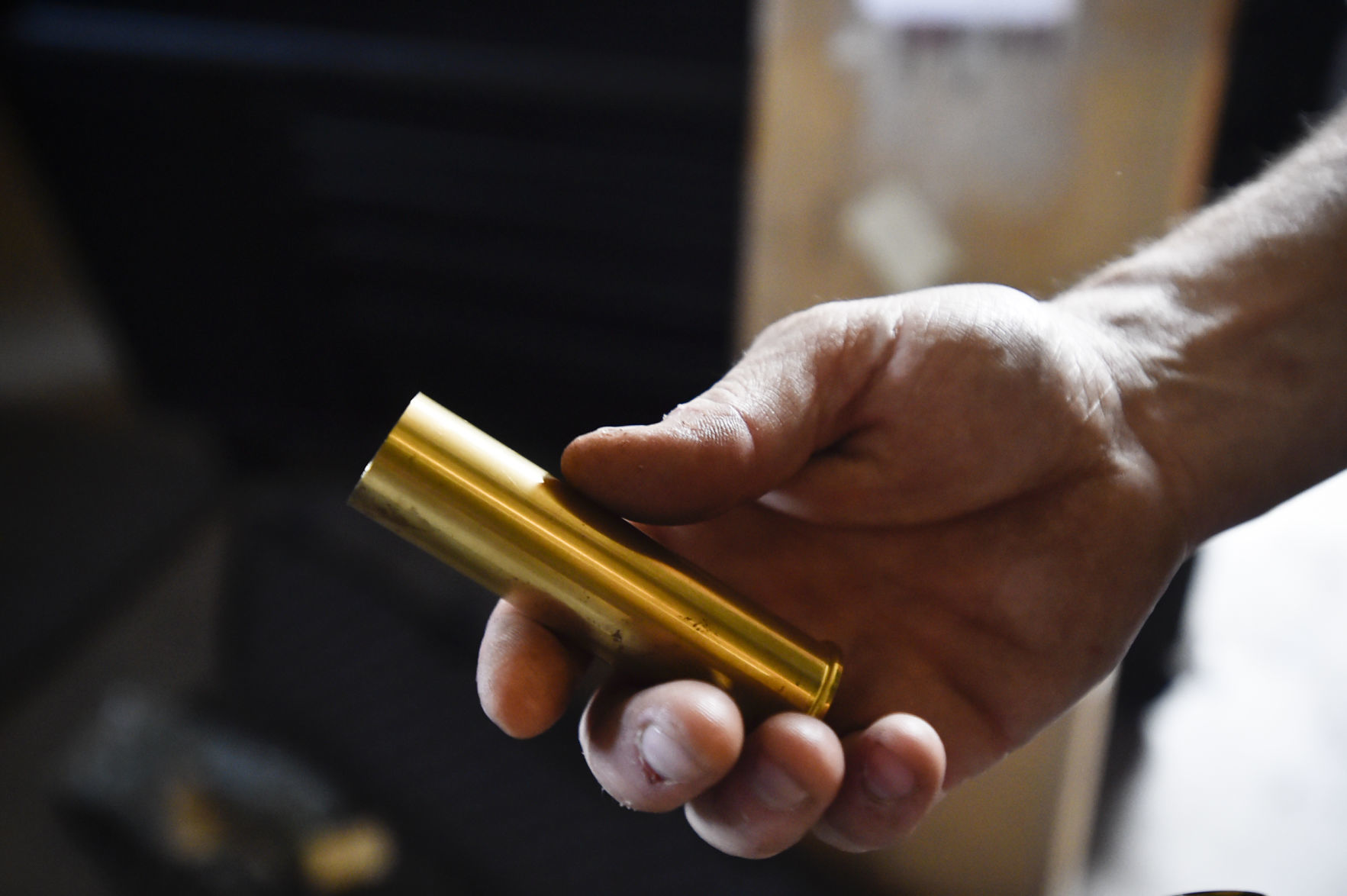 Most of McLaughlin's clients hire him to build large bore rifles